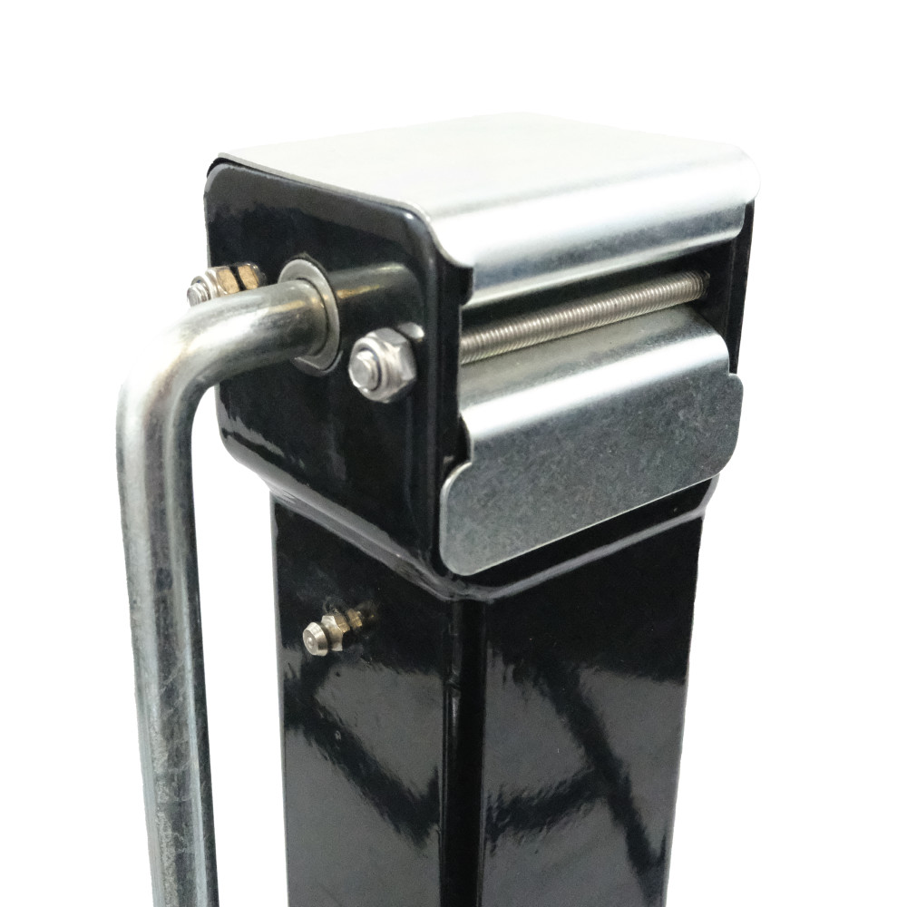Trailer Valet 7K Square Weld-on Drop Leg Side Crank Jack - Ascmtools