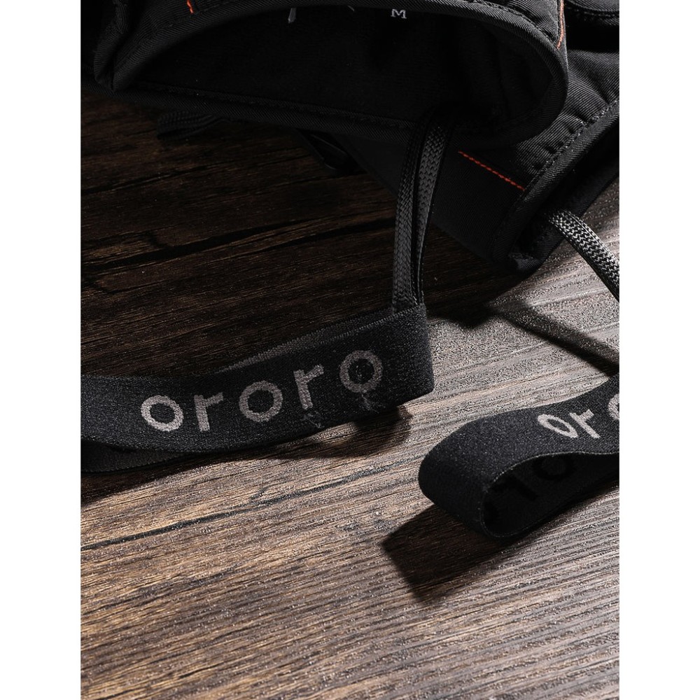 ORORO Black & Orange Amsterdam Heated Mittens Kit Large - Ascmtools