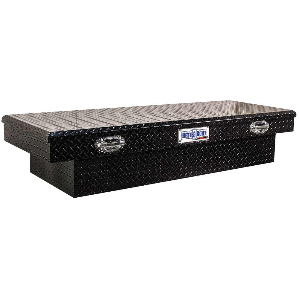 Better Built 69″ SEC Saddle Truck Tool Box WIDE GLOSS BLACK - Ascmtools