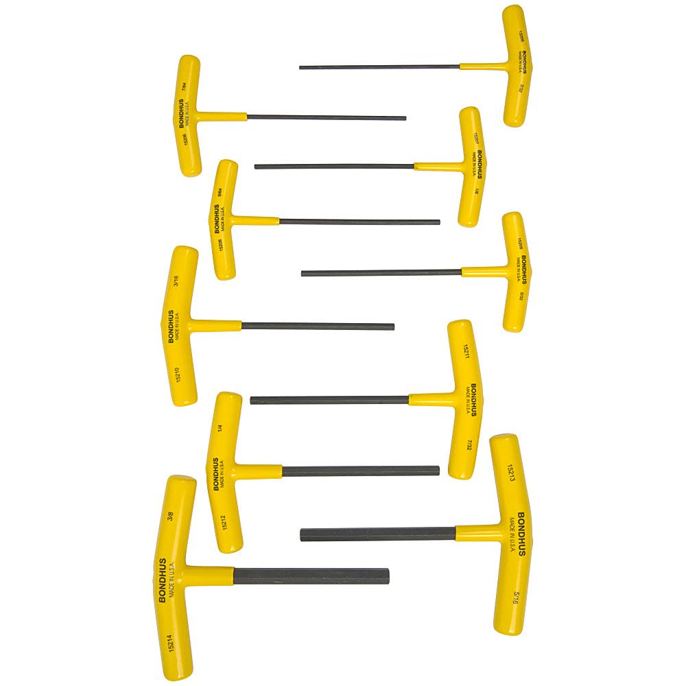 Bondhus Set 10 Hex T-handles - Ascmtools