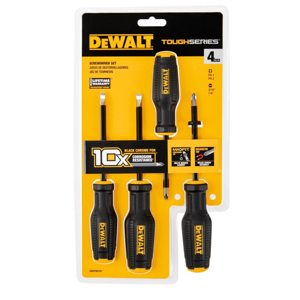 DEWALT TOUGHSERIES Screwdriver Set 4pc - Ascmtools
