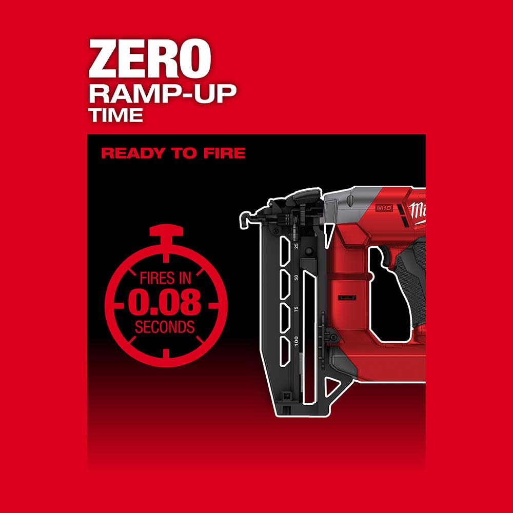 Milwaukee M18 FUEL 16 Gauge Straight Finish Nailer - Ascmtools