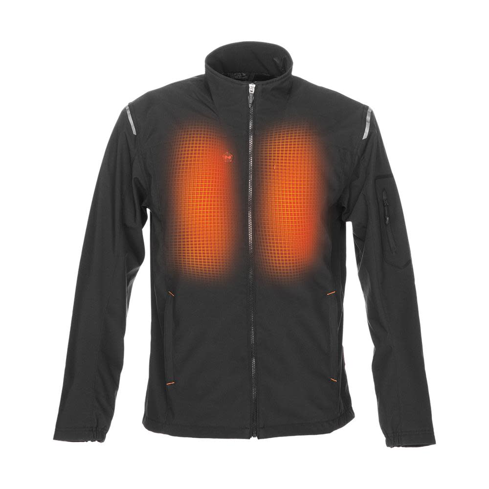 Mobile Warming Alpine Bluetooth Heated Jacket 7.4 Volt Mens Black Large - Ascmtools