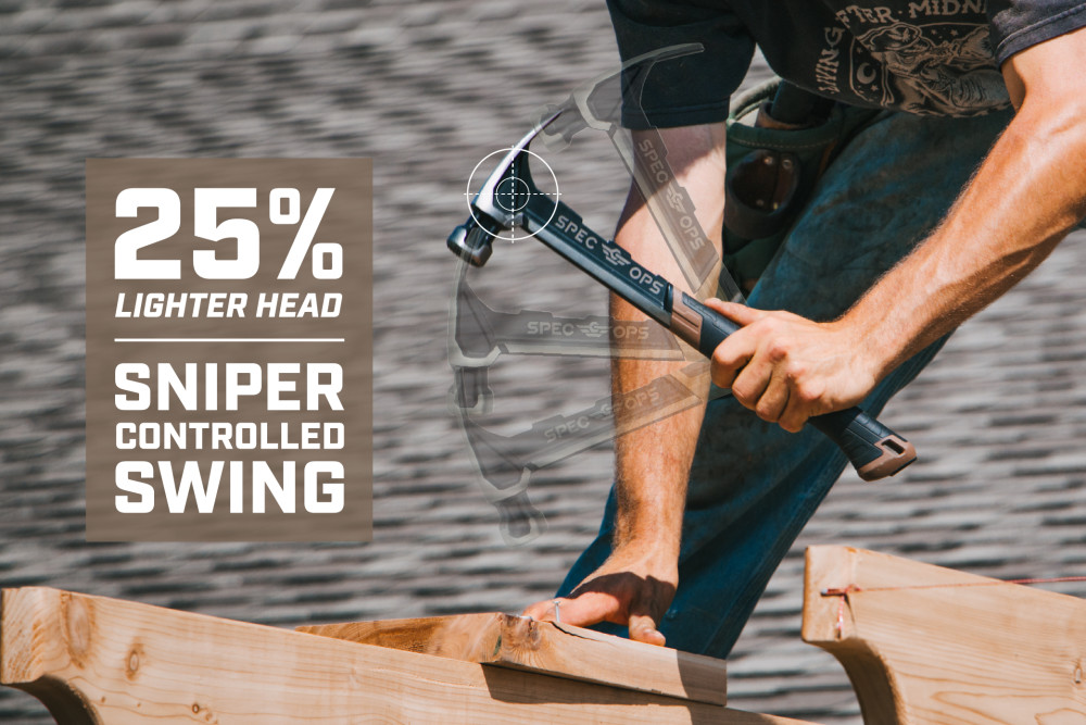 Spec Ops 22oz Milled Face Framing Hammer - Ascmtools