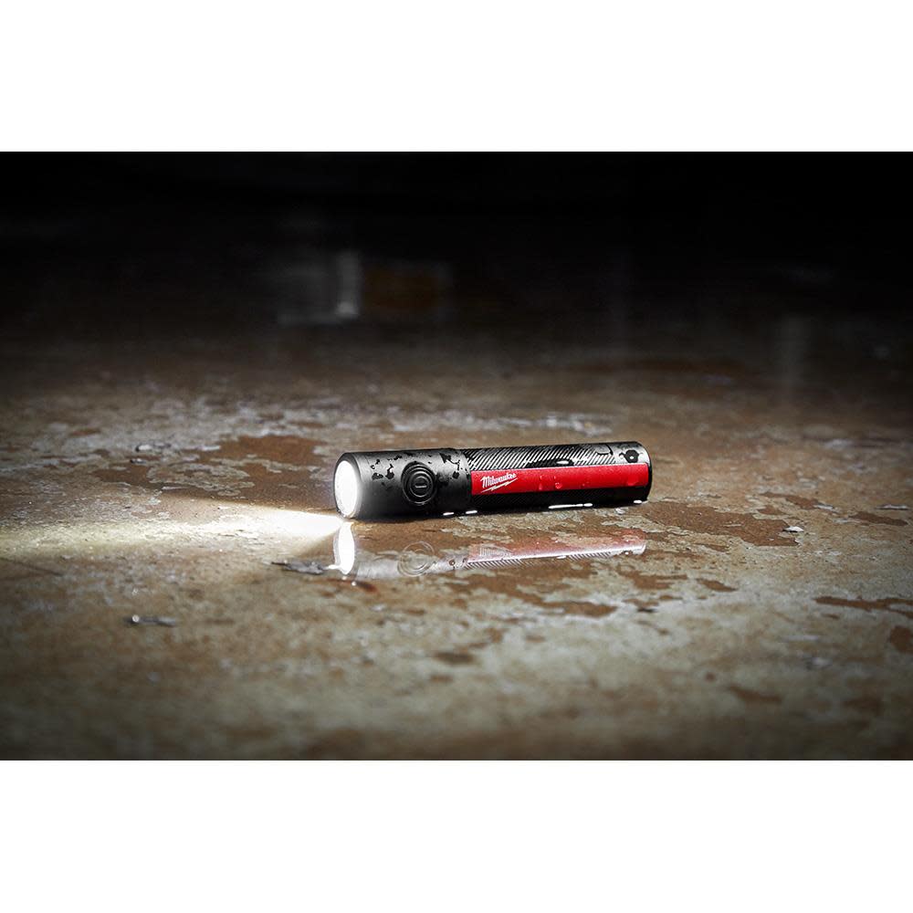 Milwaukee Everyday Carry Flashlight with Magnet Rechargeable 500L - Ascmtools