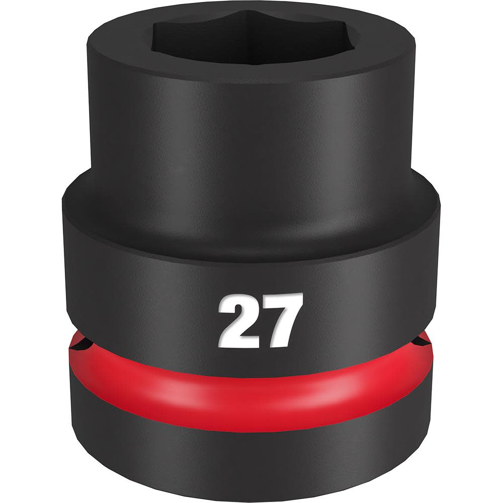 Milwaukee Impact Socket 1″ Drive 27mm Standard 6 Point - Ascmtools