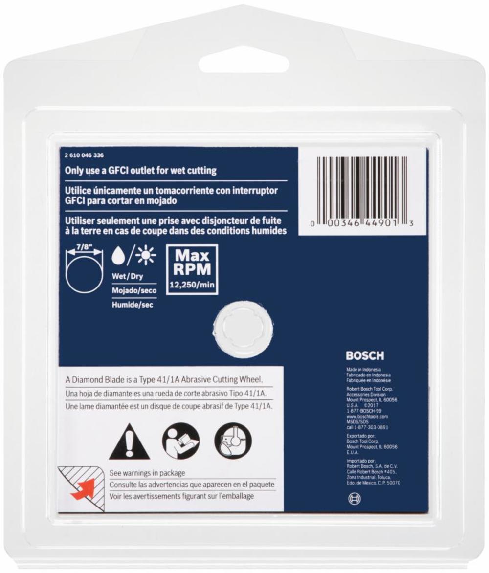 Bosch 5″ Standard Segmented Rim Diamond Blade for Soft Materials - Ascmtools