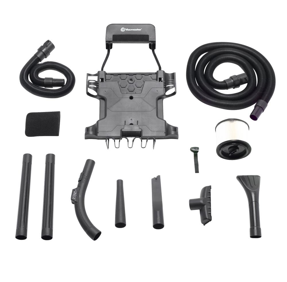 Vacmaster 5 Gallon Wall Mountable Wet/Dry Vac with Remote Control - Ascmtools