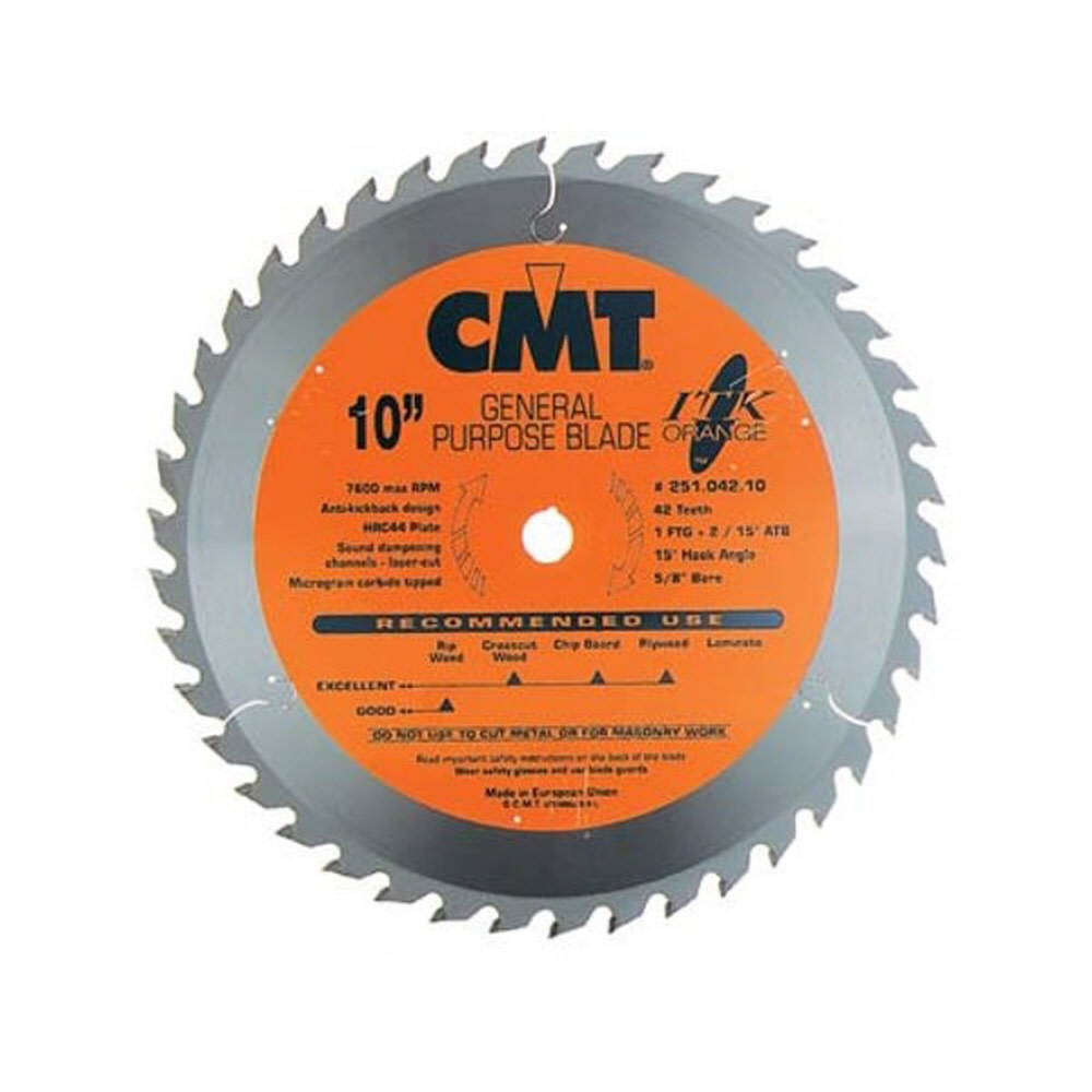 CMT 12 In x 45 x 1 In ITK General Purpose Blade - Ascmtools