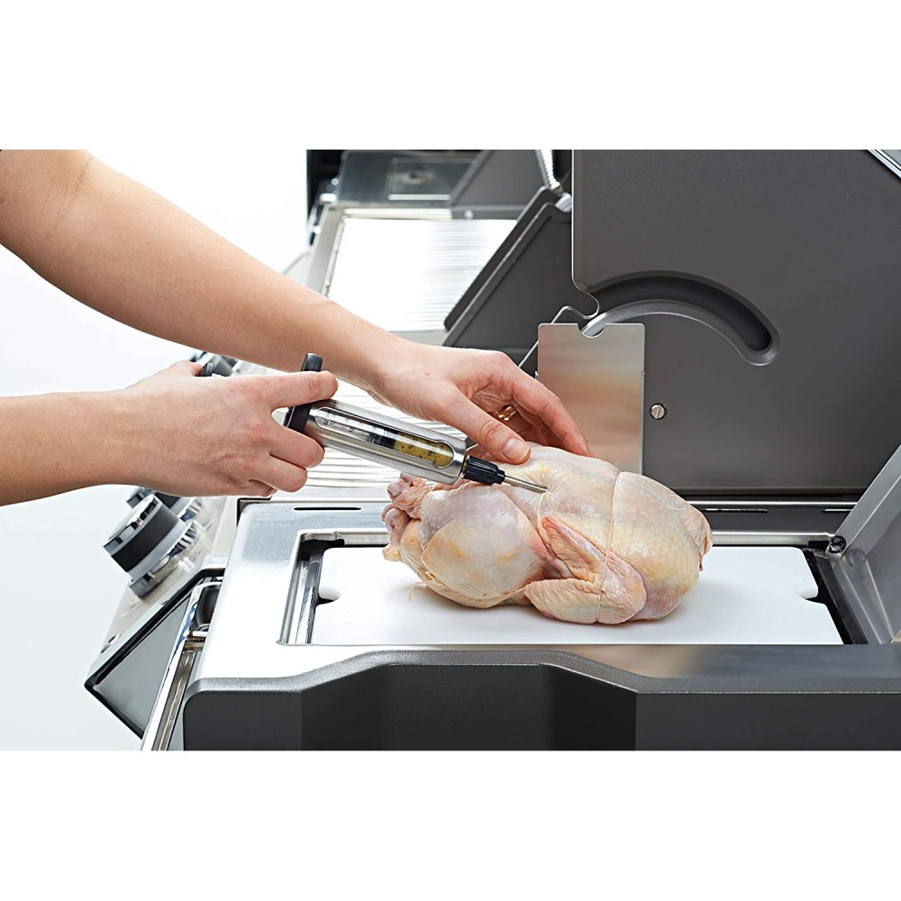 Napoleon Marinade Injector for Juicier Mill Stainless Steel - Ascmtools