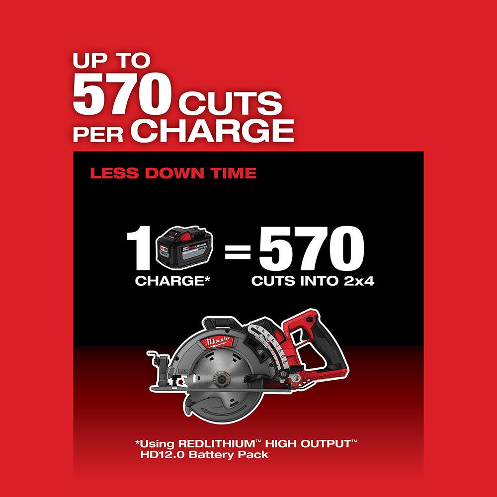 Milwaukee M18 FUEL Rear Handle 7-1/4 in. Circular Saw - Ascmtools