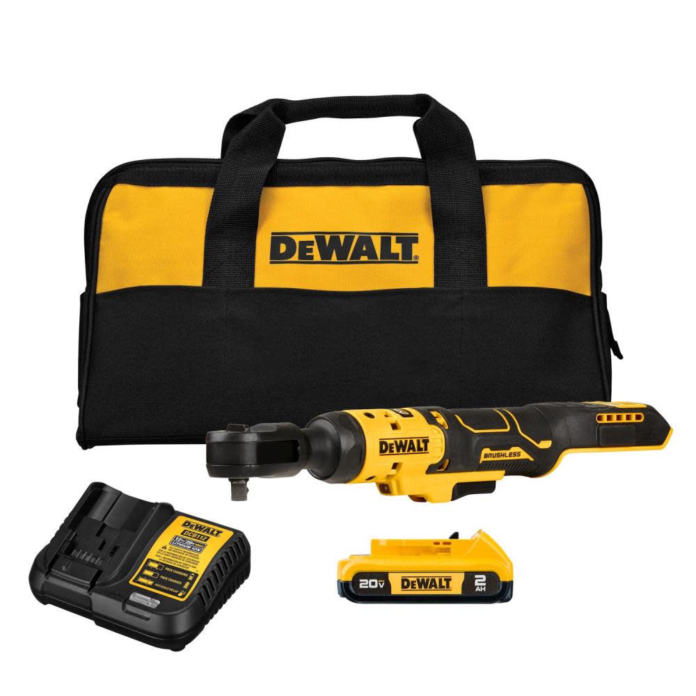 DEWALT ATOMIC 20V MAX Ratchet Kit Brushless 3/8″ - Ascmtools