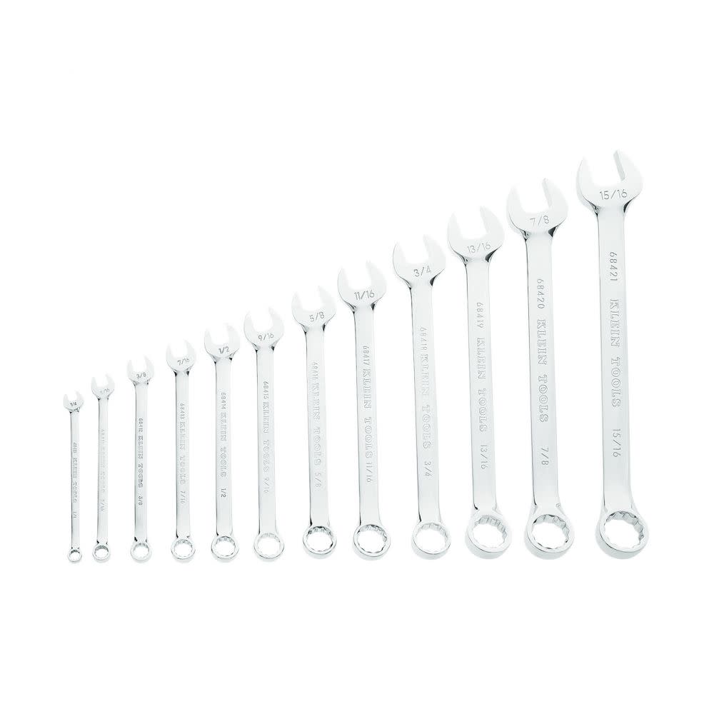 Klein Tools 12 Piece Combination Wrench Set - Ascmtools