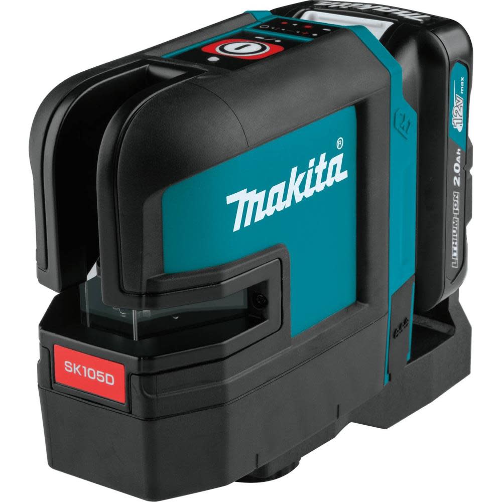 Makita 12V Max CXT Self Leveling Cross Line Red Beam Laser Kit - Ascmtools