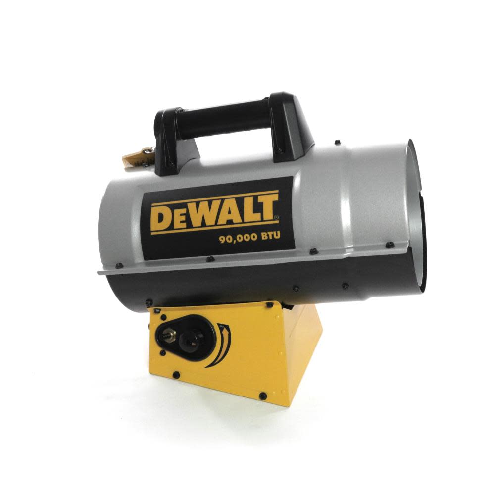 DEWALT DXH90FAV 90000 BTU Forced Air Propane Quiet Burner Job Site Heater - Ascmtools