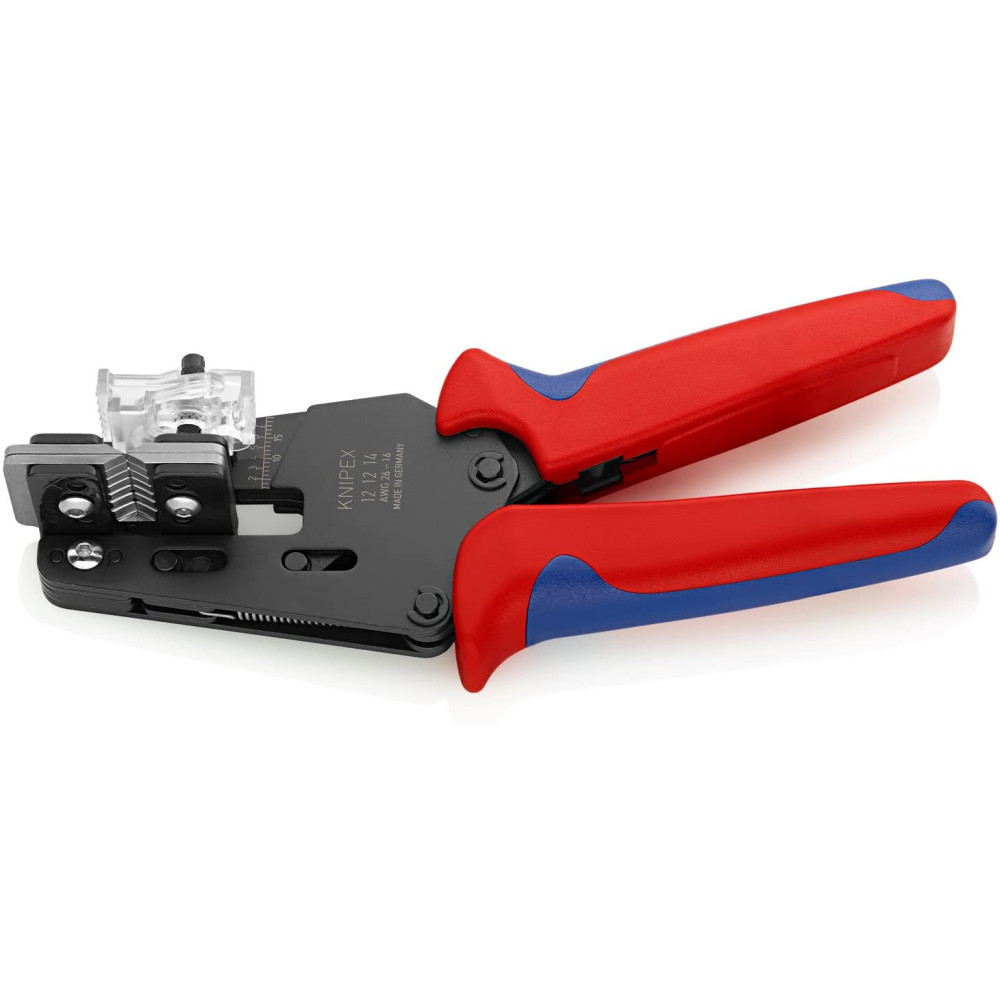 Knipex Wire Stripper Precision Insulation 195mm 16-26 AWG - Ascmtools