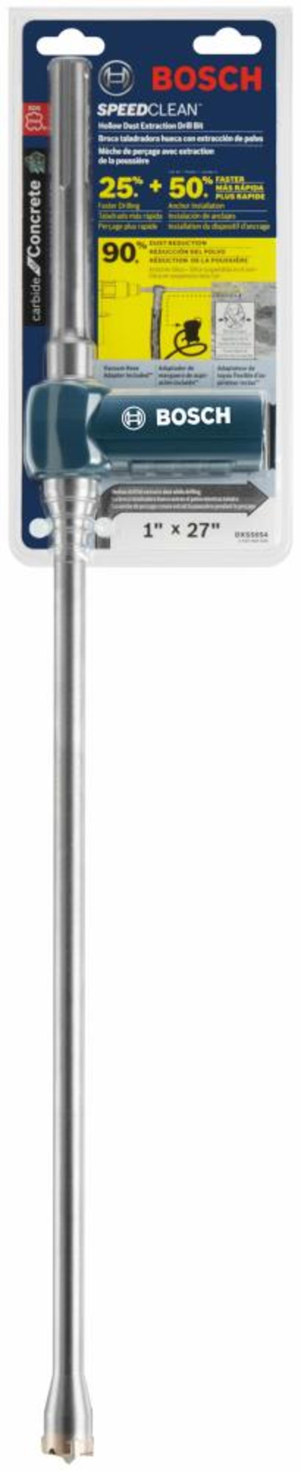 Bosch 1 In. x 27 In. SDS-max Speed Clean Dust Extraction Bit - Ascmtools