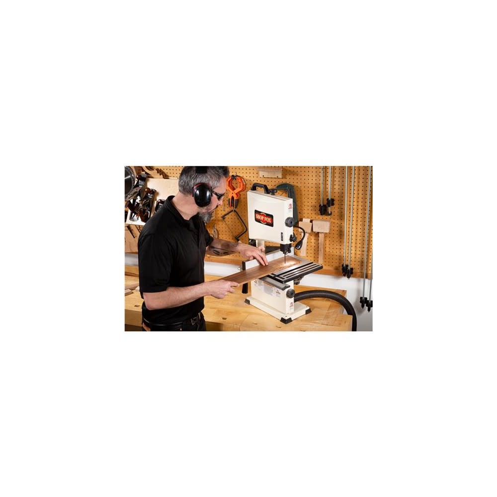 Shop Fox Benchtop Bandsaw 1/3HP 120V 1 Phase 2.8A 9″ - Ascmtools