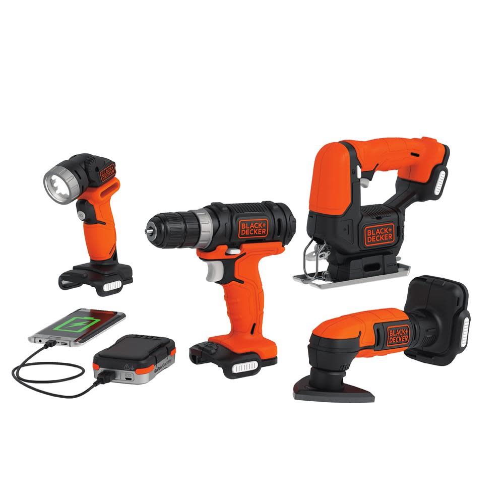 Black and Decker GoPak 4-Tool Combo Kit - Ascmtools