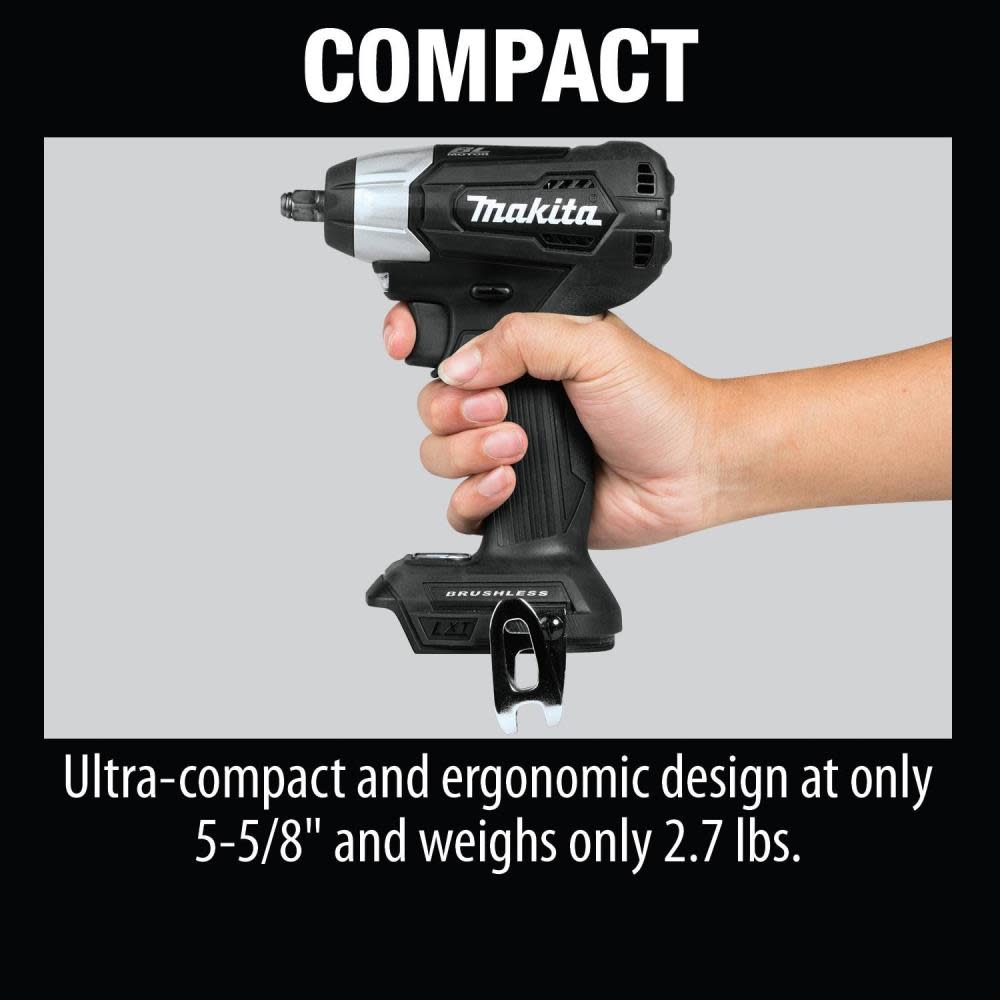 Makita 18V LXT Sub-Compact 3/8″ Sq Drive Impact Wrench Bare Tool - Ascmtools
