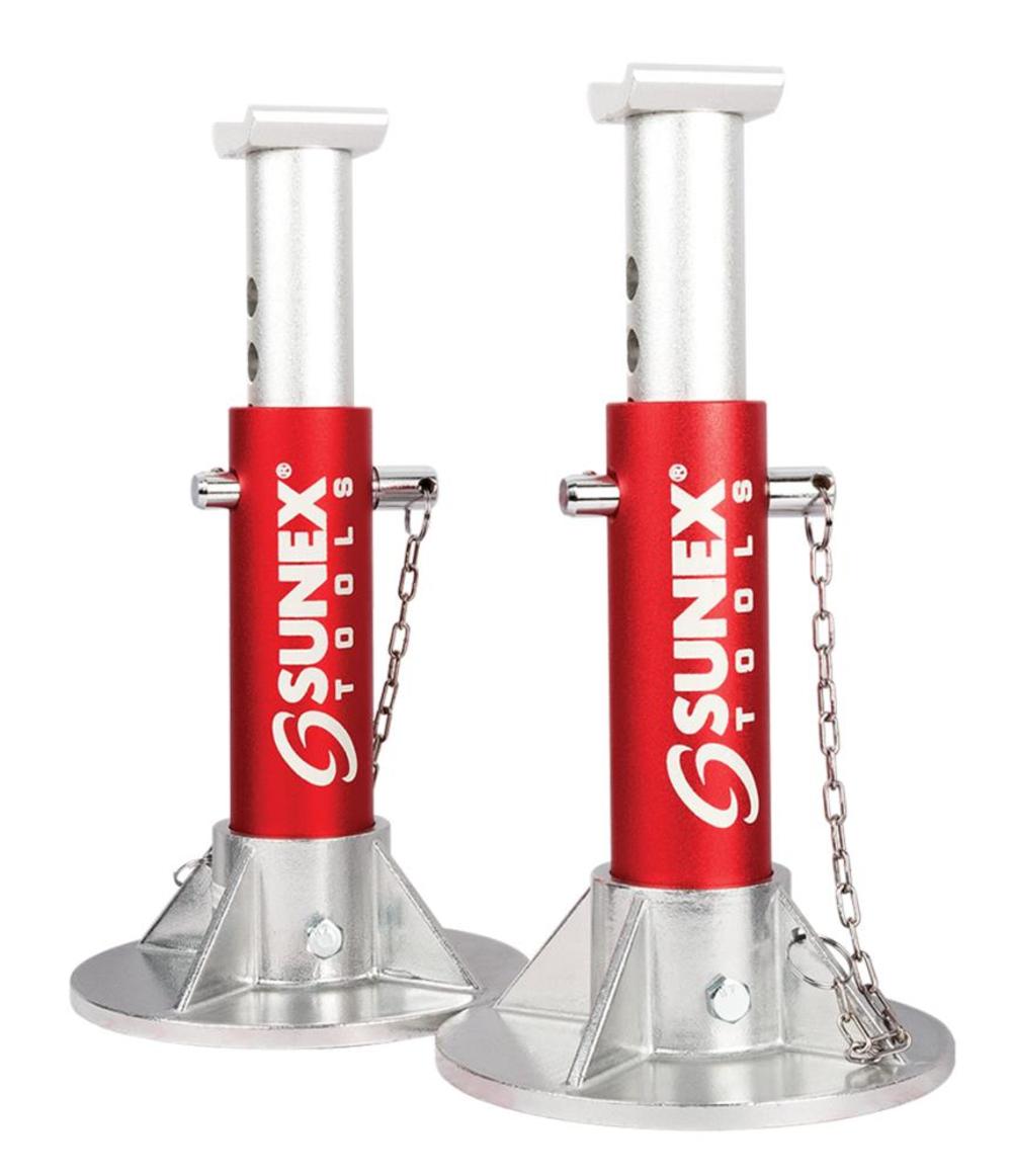 Sunex 3 Ton Aluminum Jack Stand Pin Style - Ascmtools