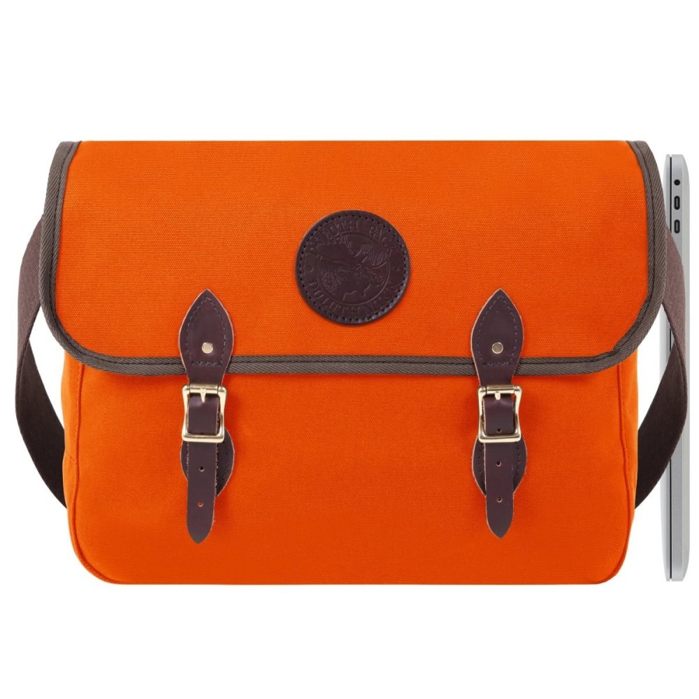 Duluth Pack 17 In. 13 Liter Capacity Orange Laptop Book Bag - Ascmtools