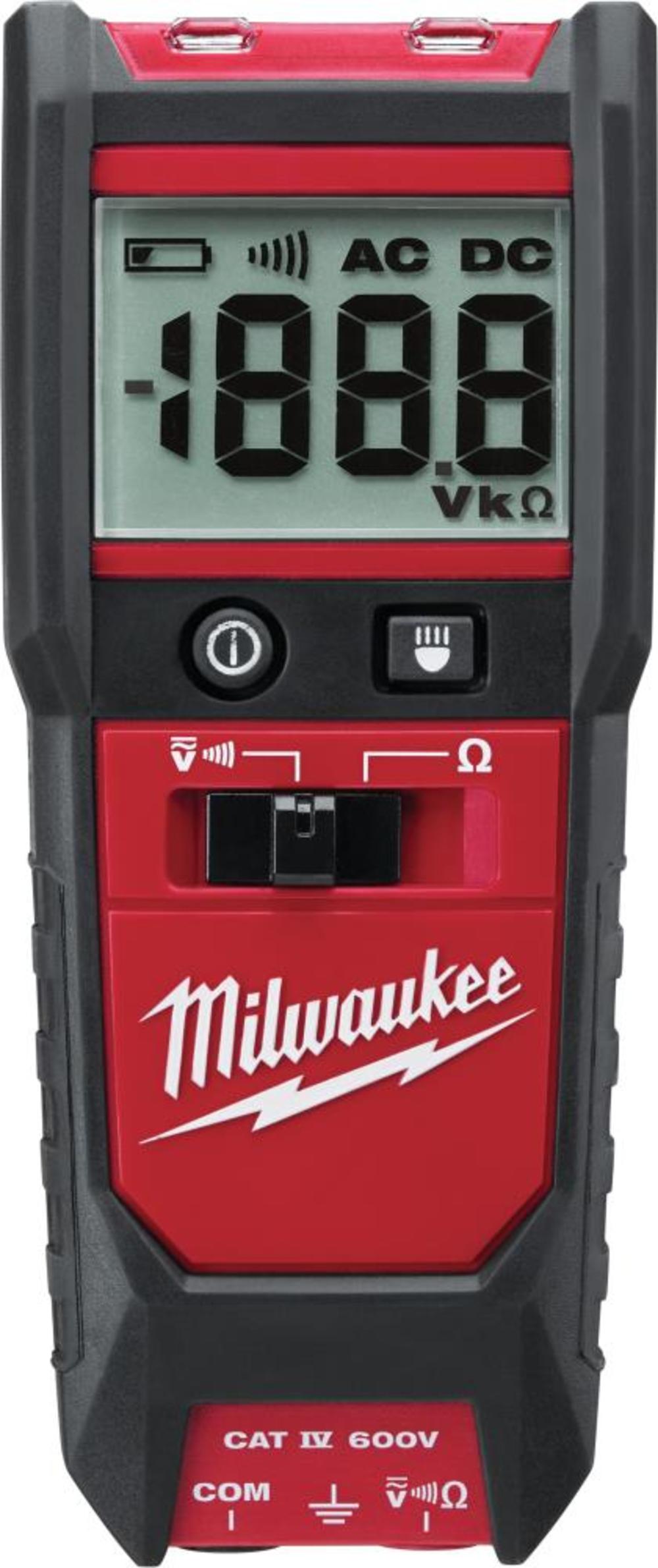 Milwaukee Auto Voltage/Continuity Tester with Resistance Measurement Set - Ascmtools