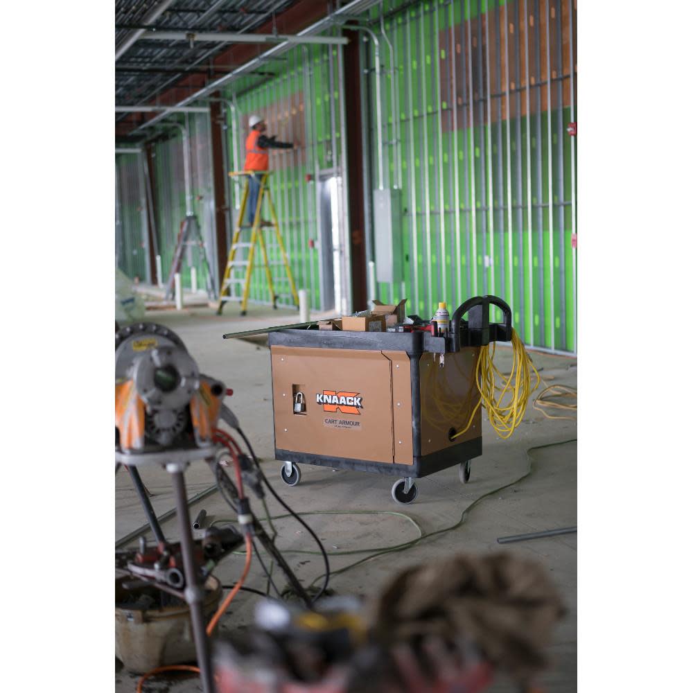 Knaack Cart Armour Mobile Cart Security Paneling Rubbermaid Utility Cart #4520-88 - Ascmtools