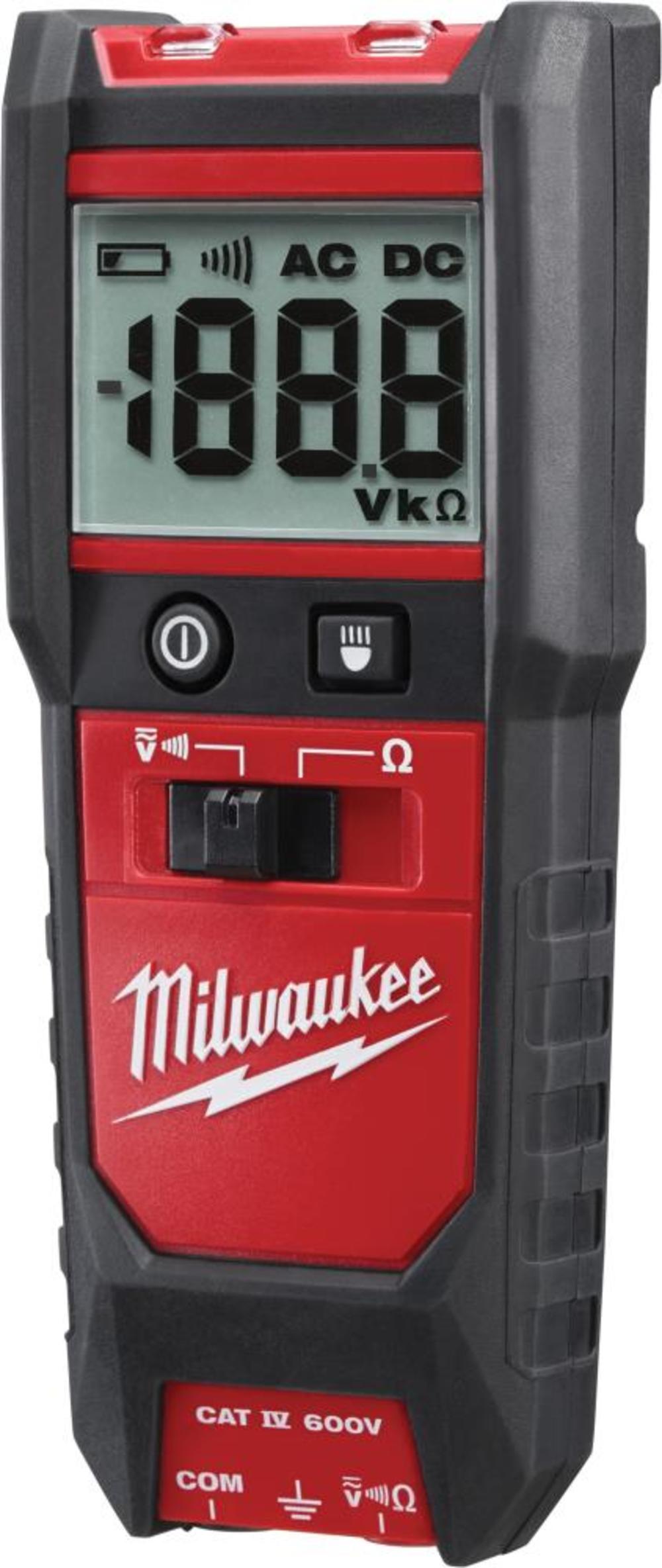 Milwaukee Auto Voltage/Continuity Tester with Resistance Measurement Set - Ascmtools