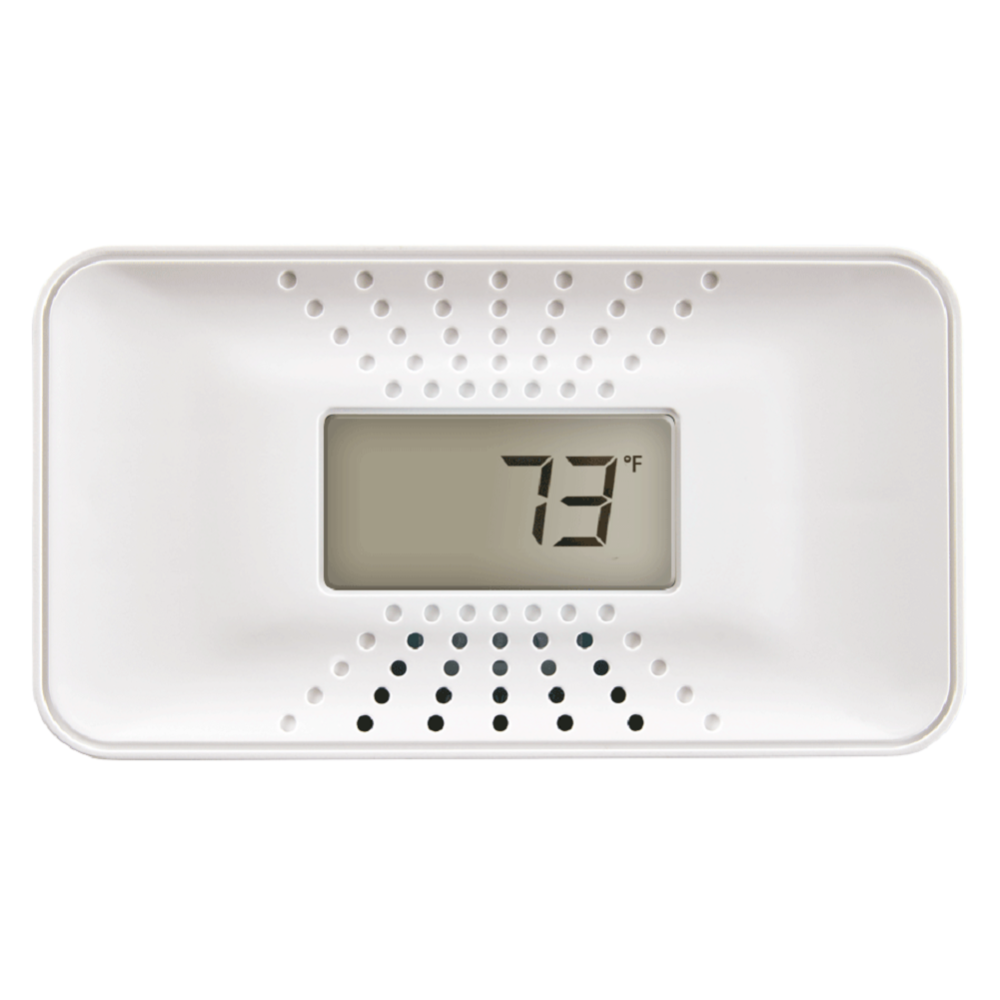 First Alert Carbon Monoxide Alarm with 10-Year Battery and Digital Temperature Display - Ascmtools