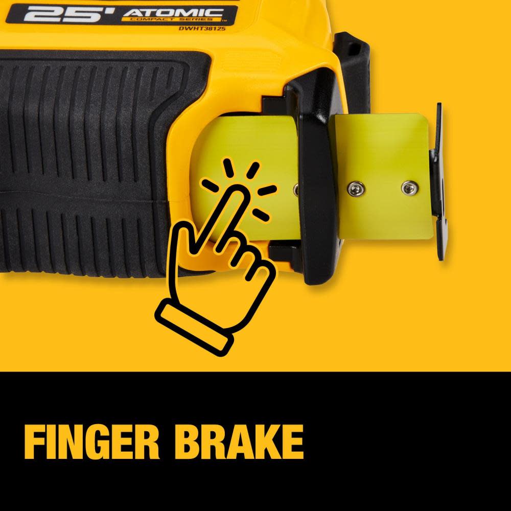 DEWALT ATOMIC Compact Series 25′ Tape Measure - Ascmtools