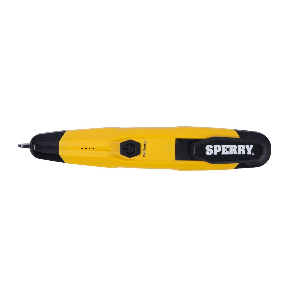 Sperry Instruments VD6508 Non-Contact Voltage Detector with FlashlightcETLus Listed Lifetime Warranty Yellow - Ascmtools