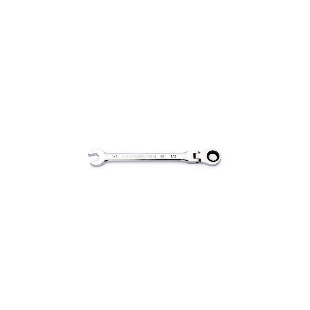 GEARWRENCH 1/2″ 90T 12 Point Flex Head Ratcheting Combination Wrench - Ascmtools