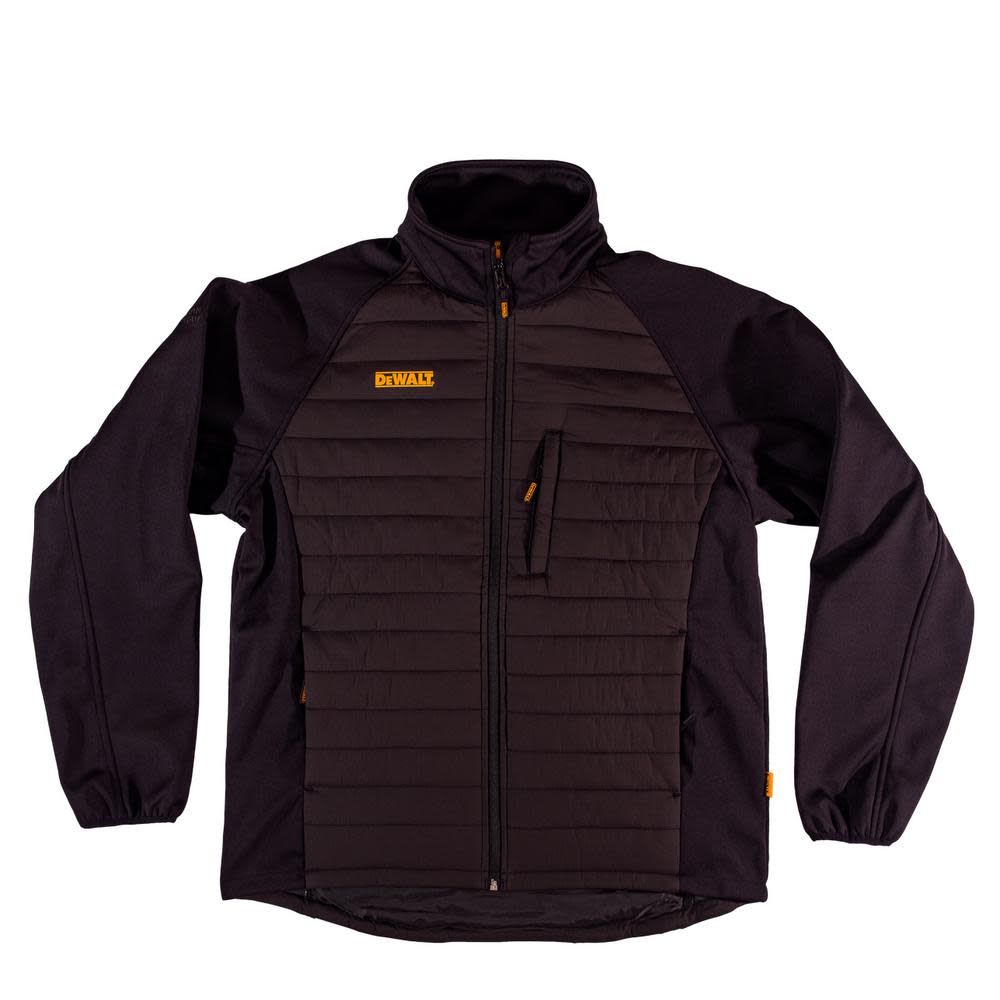 DEWALT Hybrid Insulated Jacket Nylon/Polyester Black Medium - Ascmtools
