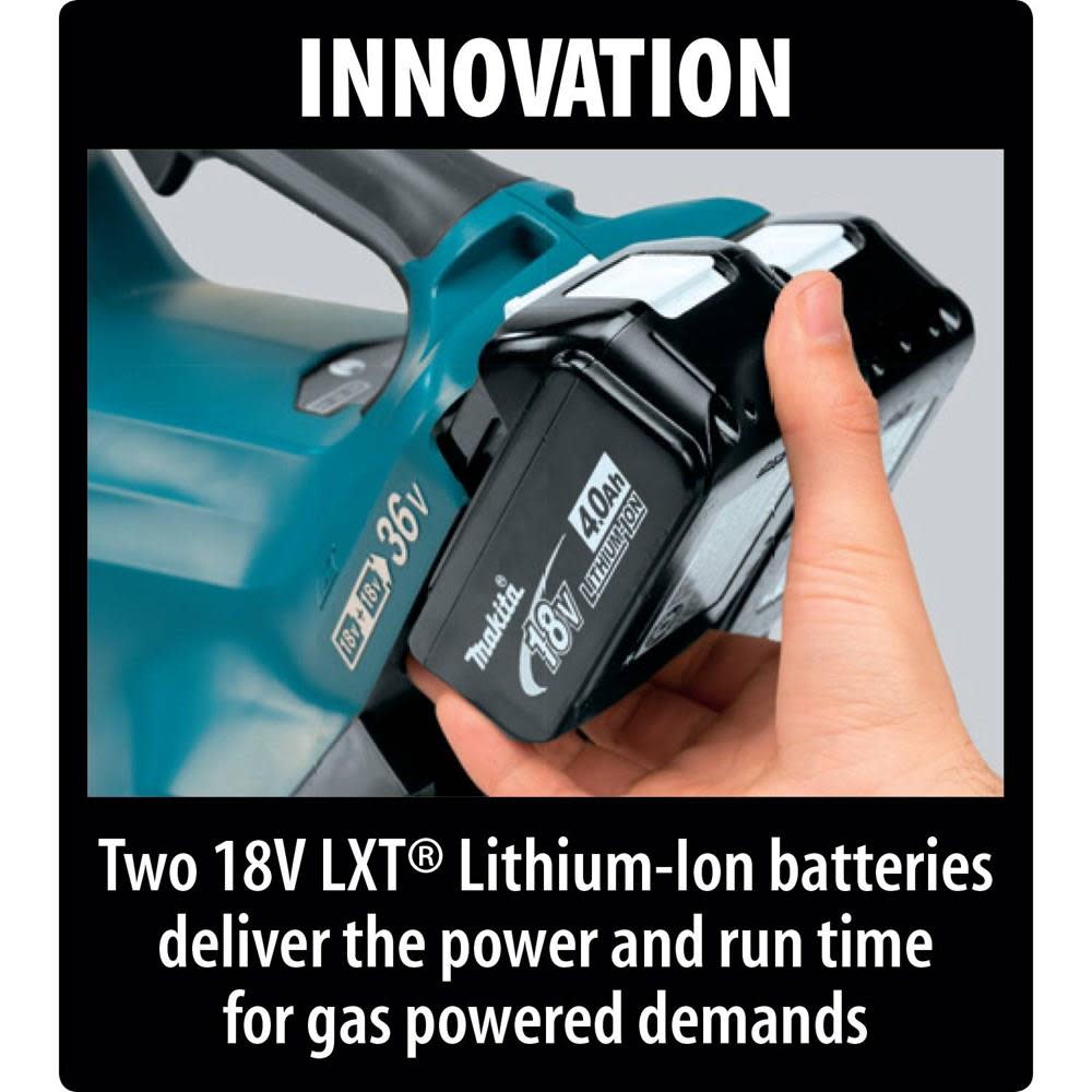 Makita 18V X2 LXT Lithium-Ion (36V) Brushless Cordless Blower (Tool Only) - Ascmtools