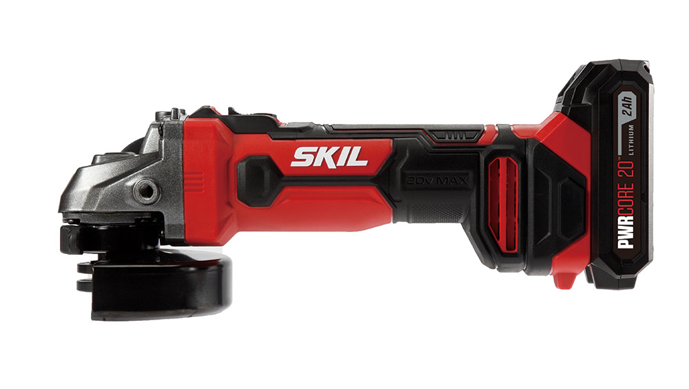 SKIL 20V 4-1/2” ANGLE GRINDER KIT WITH PWRCORE 20 2.0AH LITHIUM BATTERY - Ascmtools
