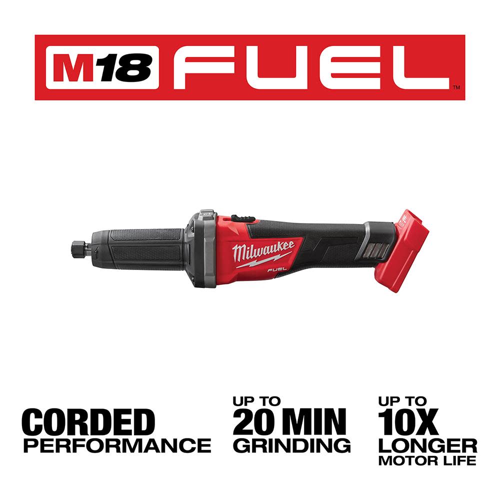 Milwaukee M18 FUEL 1/4 in. Die Grinder (Tool Only) - Ascmtools