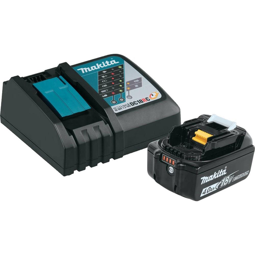 Makita 18 Volt 4.0 Ah LXT Lithium-Ion Battery and Charger Starter Pack - Ascmtools