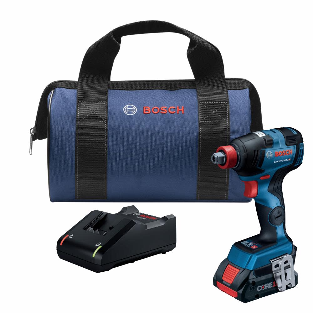 Bosch 18V EC Freak 1/4″ & 1/2″ Two-In-One Bit/Socket Impact Driver Kit - Ascmtools