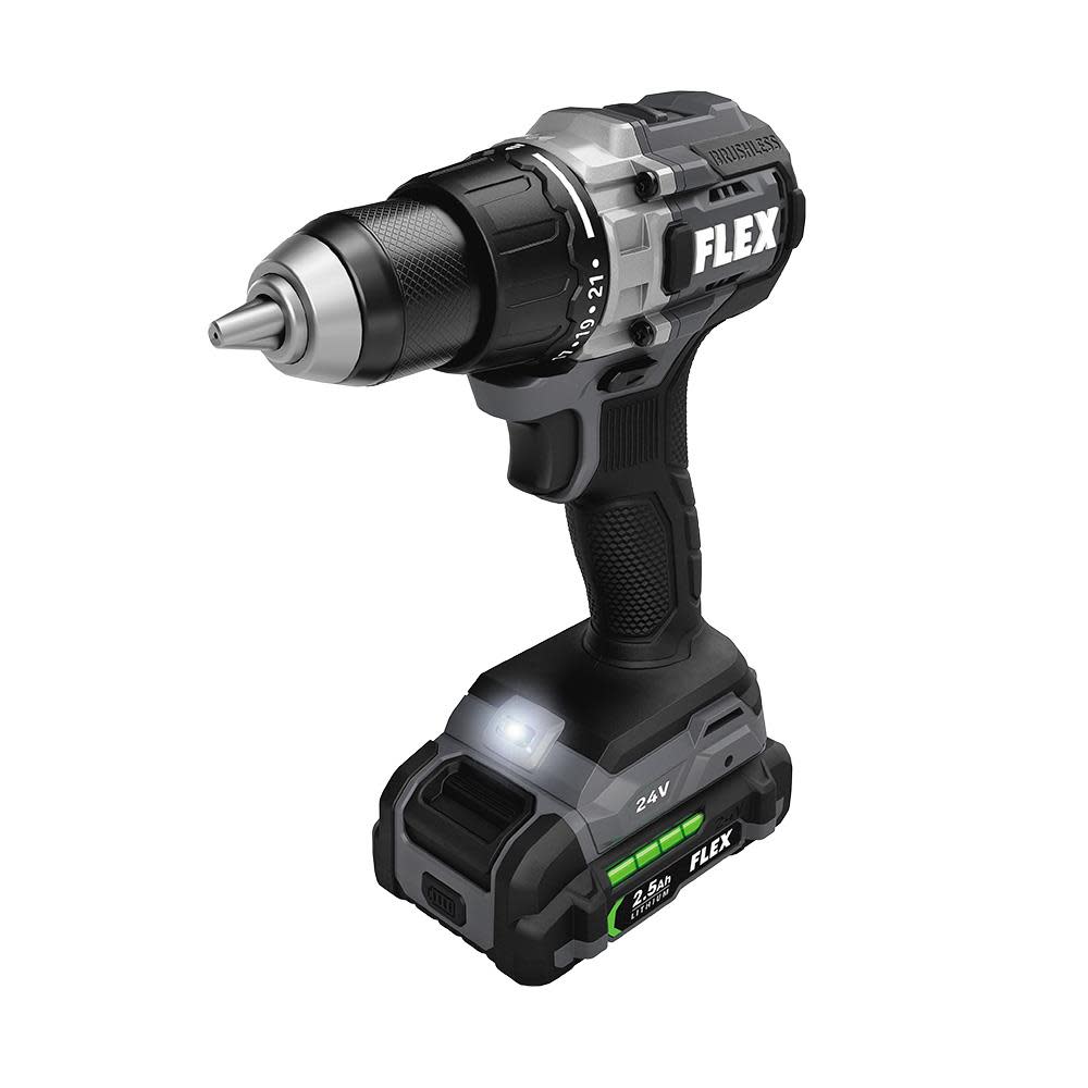 FLEX 24V Drill Driver and 1/4″ Impact Driver Kit - Ascmtools