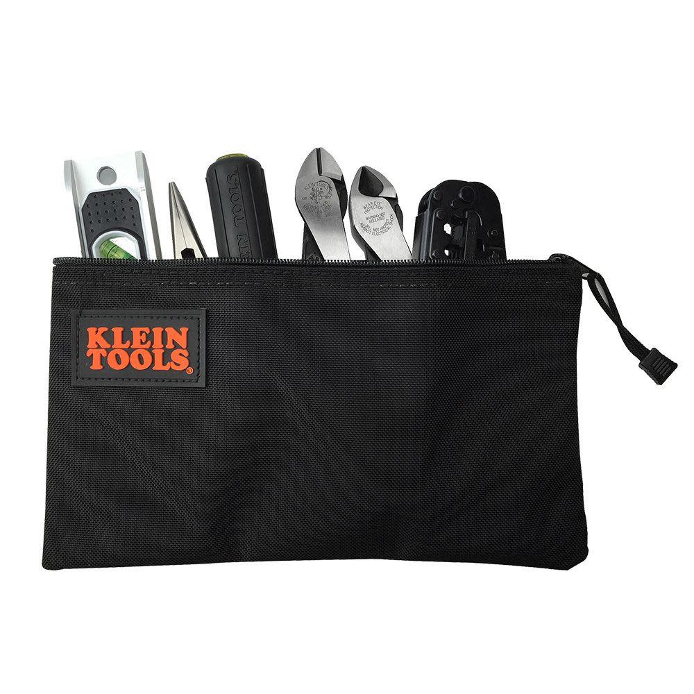 Klein Tools Black Nylon Zipper Bag - Ascmtools