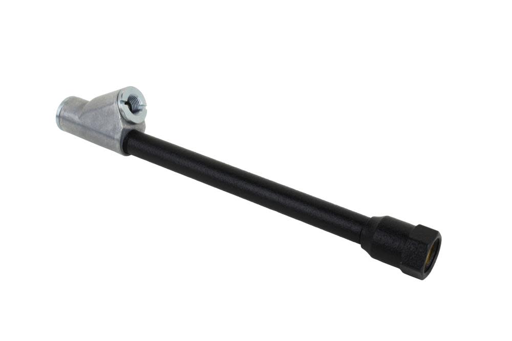 Milton  FNPT Dual Foot Straight Lock-on Chuck Non-Slip Grip Matte Black Poly Finish Use with Tire Inflator/Pressure Gauges - Ascmtools