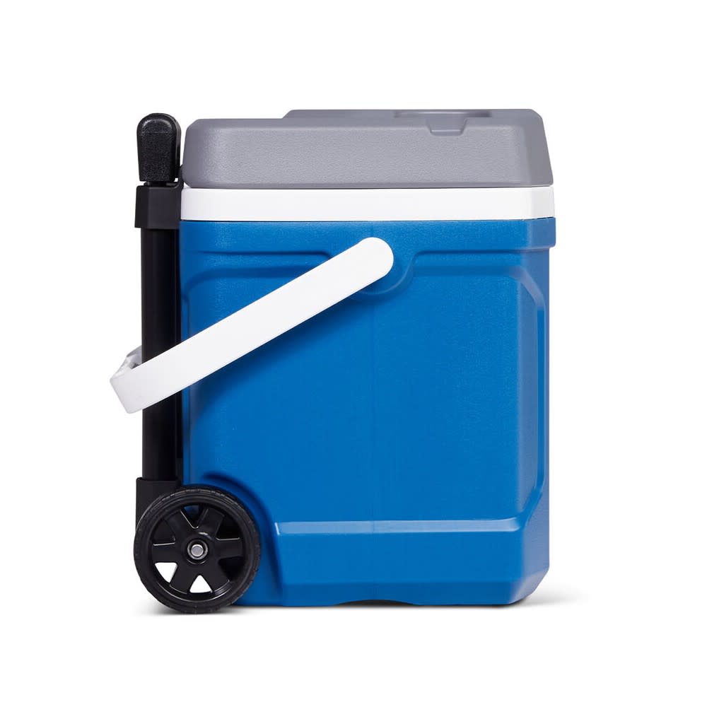 Igloo Latitude 16 Roller Hard Cooler Indigo Blue/Meteorite 16qt - Ascmtools