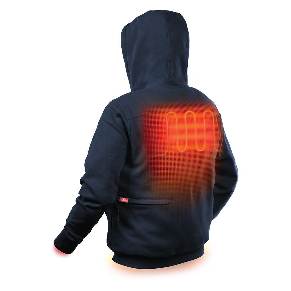 Milwaukee M12 Heated Hoodie S (Navy Blue) - Ascmtools