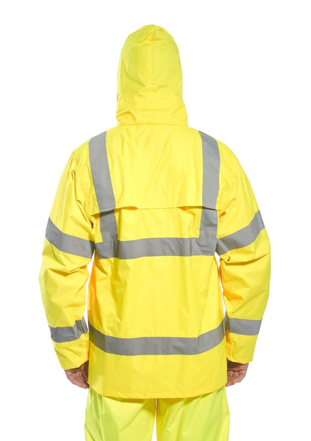 Portwest Orange Hi-Vis Rain Jacket – Small - Ascmtools