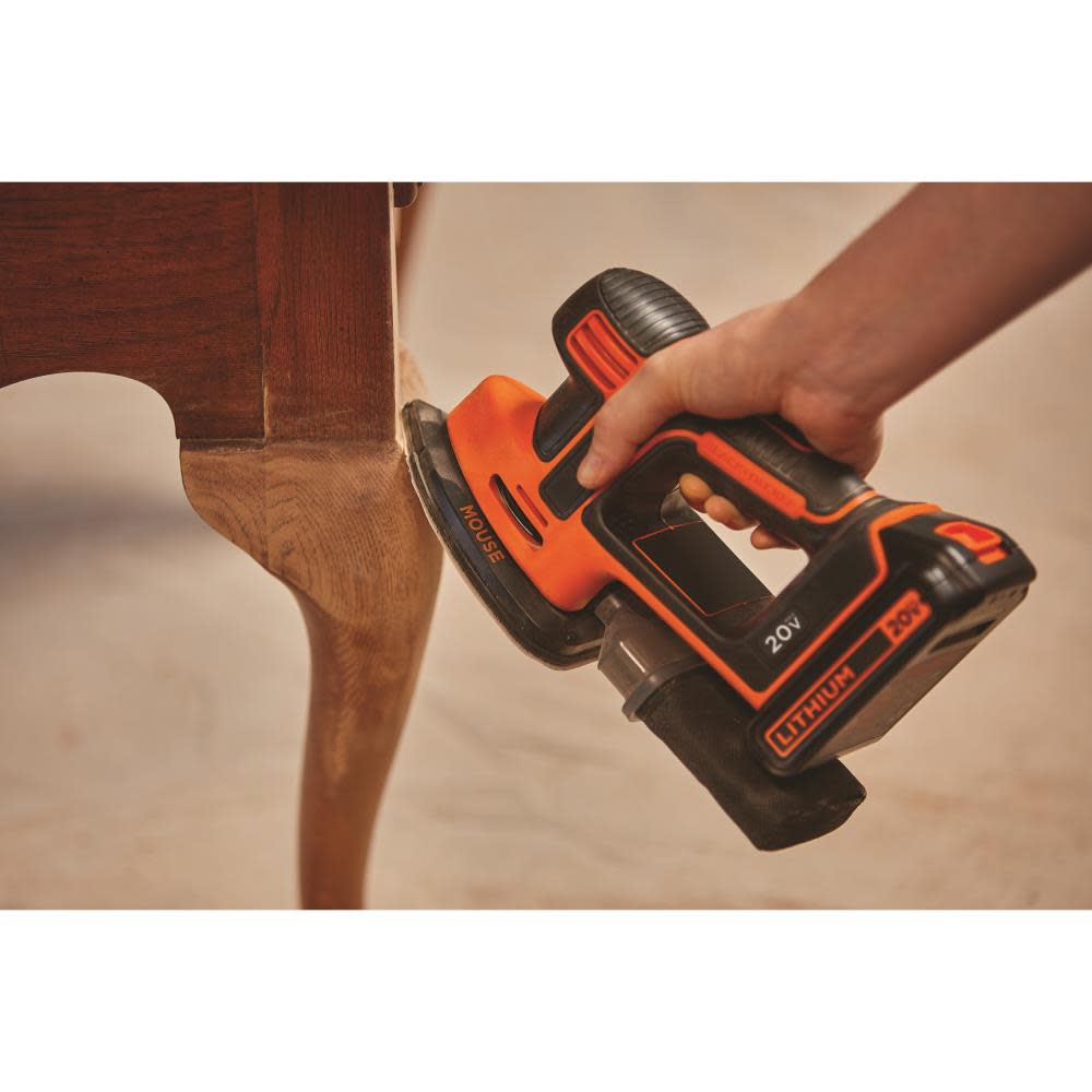 Black and Decker 20V MAX MOUSE Cordless Sander Kit - Ascmtools