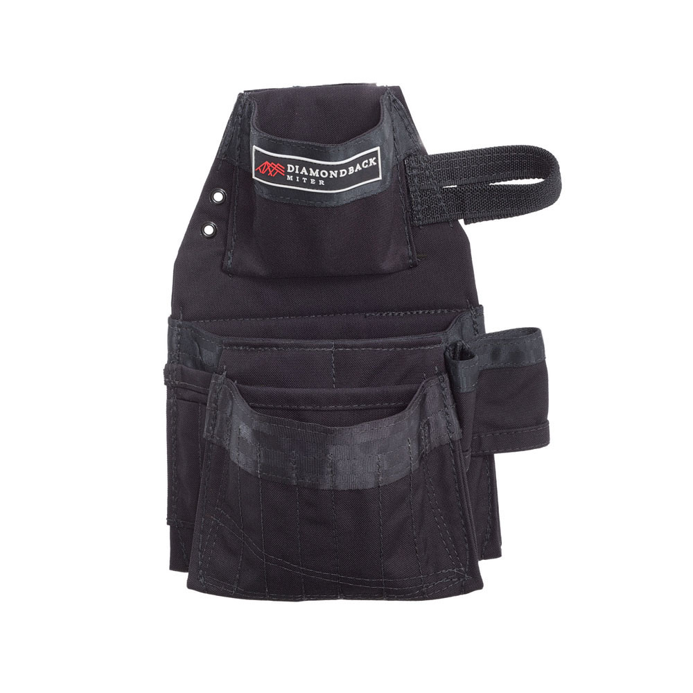 Diamondback Toolbelts Black Right Side Miter Tool Pouch - Ascmtools