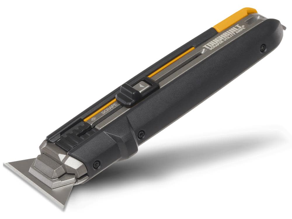 Toughbuilt Scraper Utility Knife with 5 Blades - Ascmtools