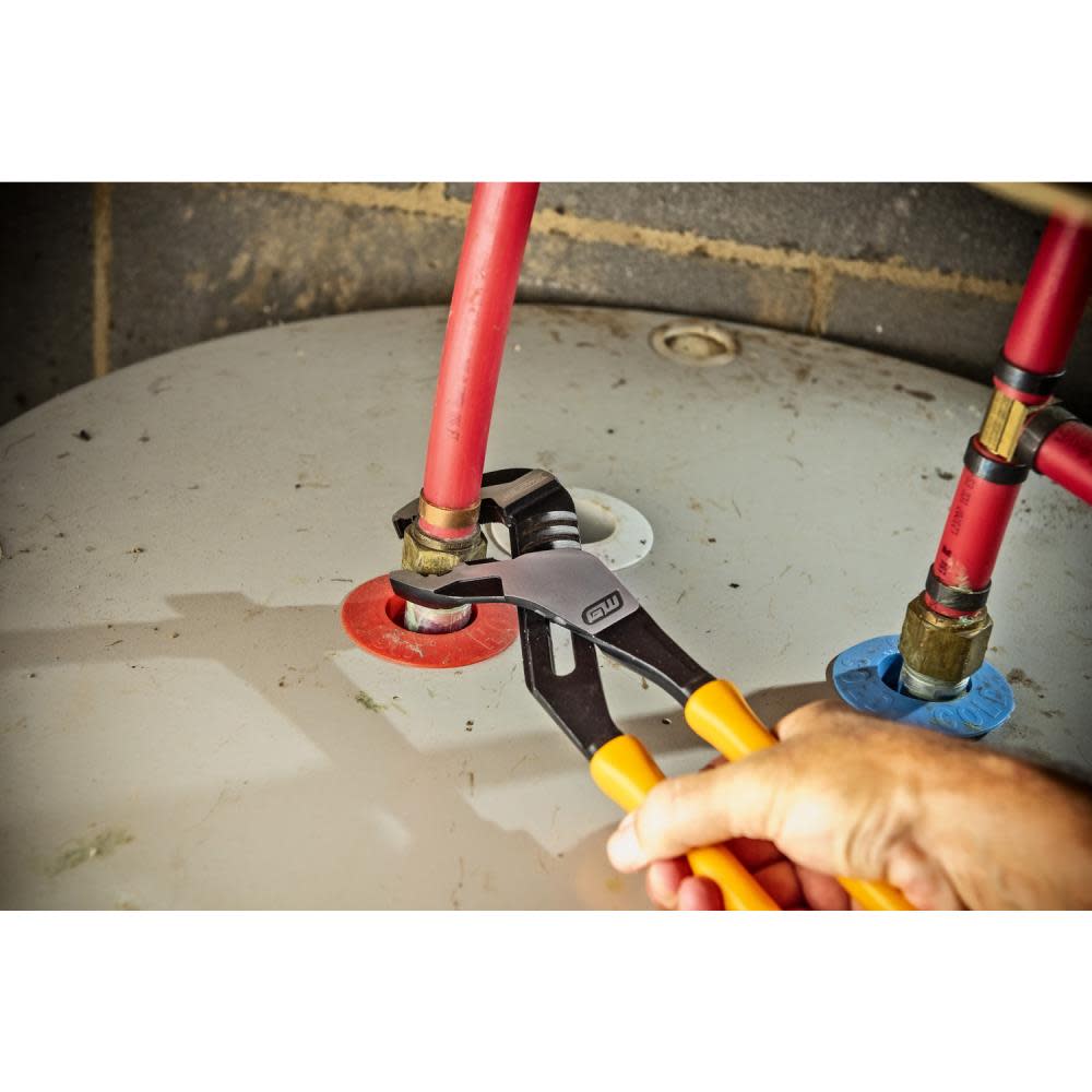 GEARWRENCH 10″ Pitbull K9 V-Jaw Dipped Handle Tongue and Groove Pliers - Ascmtools