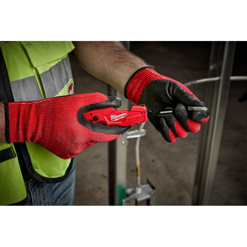 Milwaukee FASTBACK 6IN1 Folding Utility Knife - Ascmtools